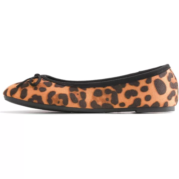 FEVERSOLE Women's Ultra Soft Colorful Memory Foam Cushioned Faux Suede Home Ballet Flats