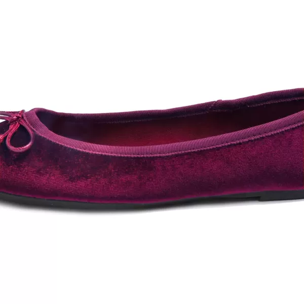 FEVERSOLE Women's Ultra Soft Colorful Memory Foam Cushioned Faux Suede Home Ballet Flats