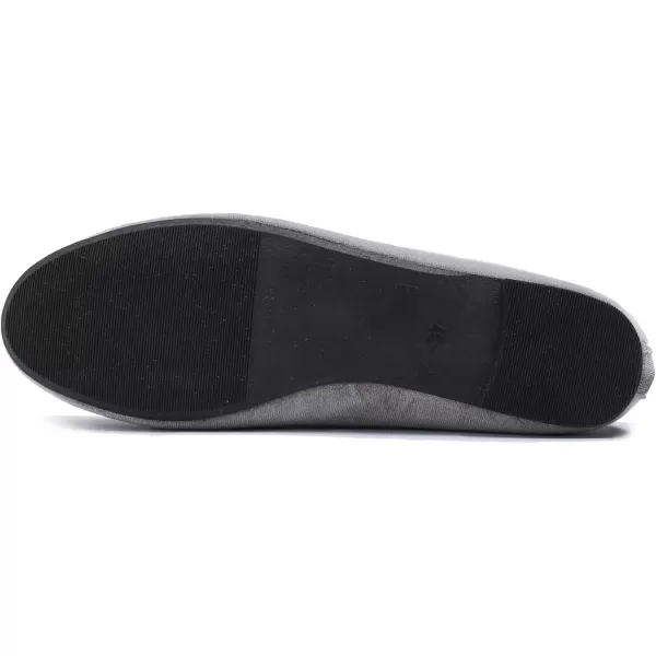 FEVERSOLE Women's Ultra Soft Colorful Memory Foam Cushioned Faux Suede Home Ballet Flats