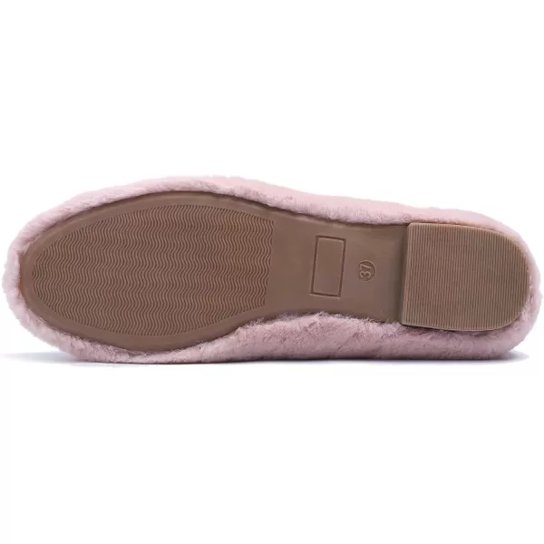 FEVERSOLE Women's Ultra Soft Colorful Memory Foam Cushioned Faux Suede Home Ballet Flats