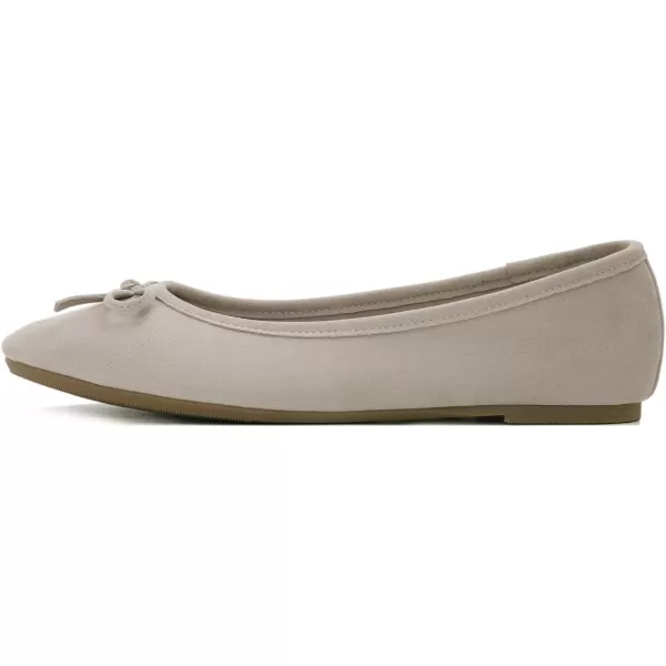 FEVERSOLE Women's Ultra Soft Colorful Memory Foam Cushioned Faux Suede Home Ballet Flats