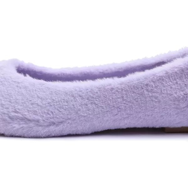 FEVERSOLE Women's Ultra Soft Colorful Memory Foam Cushioned Faux Suede Home Ballet Flats