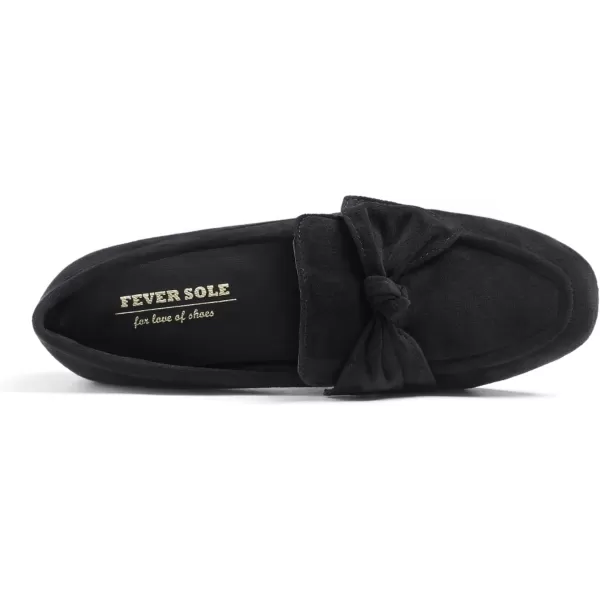Feversole Women's Fashion Trim Deco Loafer Slippers