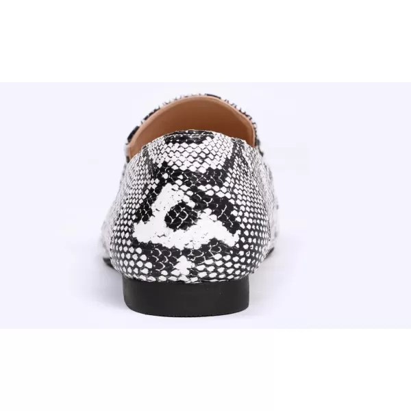 Feversole Women's Fashion Trim Deco Loafer Slippers