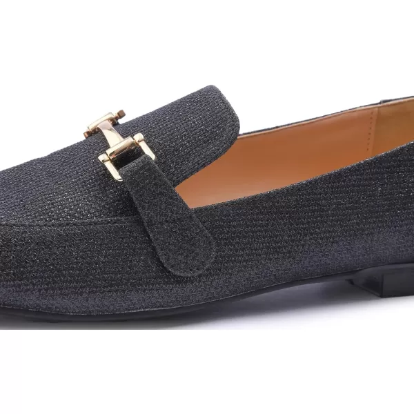 Feversole Women's Fashion Trim Deco Loafer Slippers