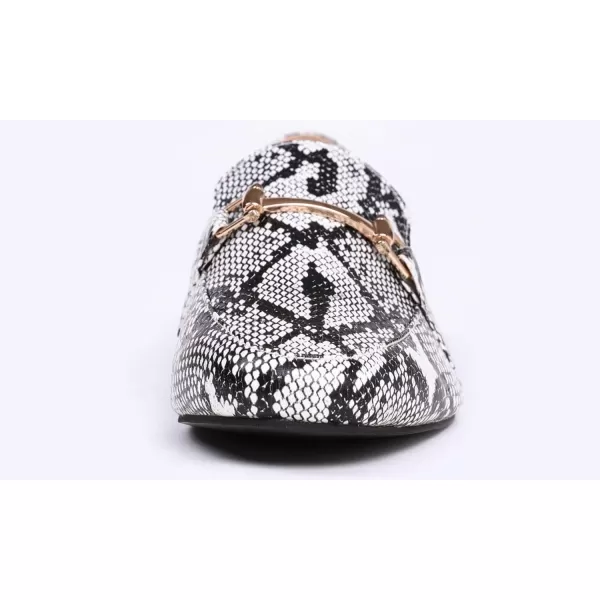 Feversole Women's Fashion Trim Deco Loafer Slippers