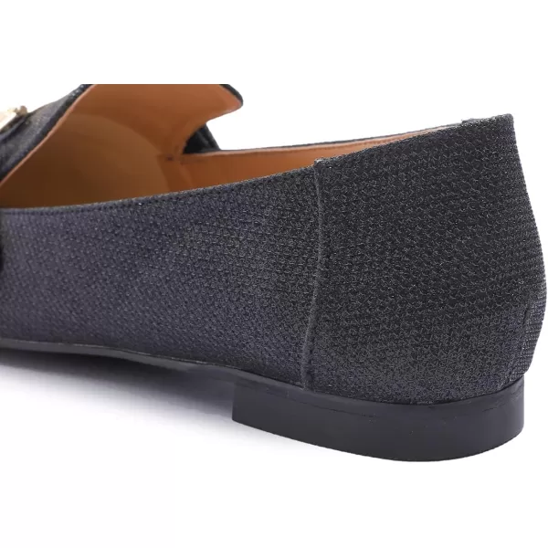 Feversole Women's Fashion Trim Deco Loafer Slippers