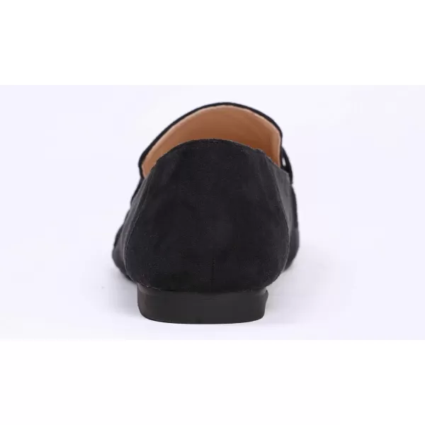 Feversole Women's Fashion Trim Deco Loafer Slippers