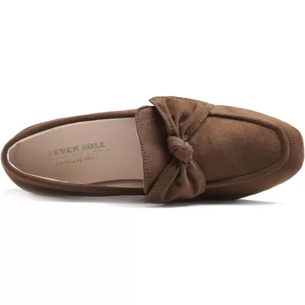 Feversole Women's Fashion Trim Deco Loafer Slippers