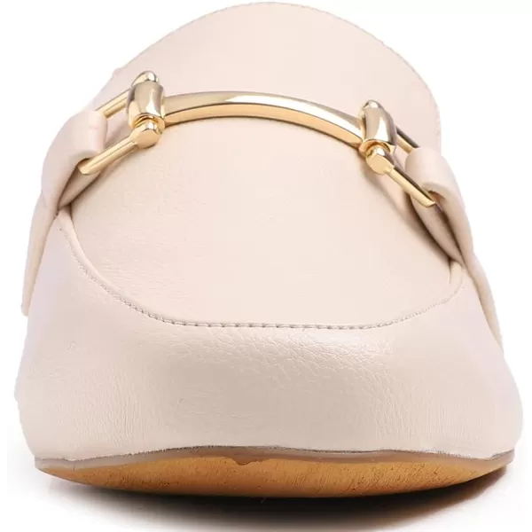 Feversole Women's Fashion Trim Deco Loafer Slippers