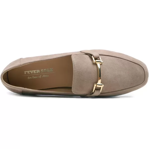 Feversole Women's Fashion Trim Deco Loafer Slippers