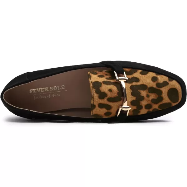 Feversole Women's Fashion Trim Deco Loafer Slippers
