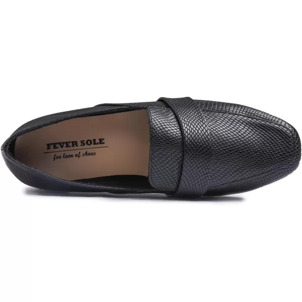 Feversole Women's Fashion Trim Deco Loafer Slippers