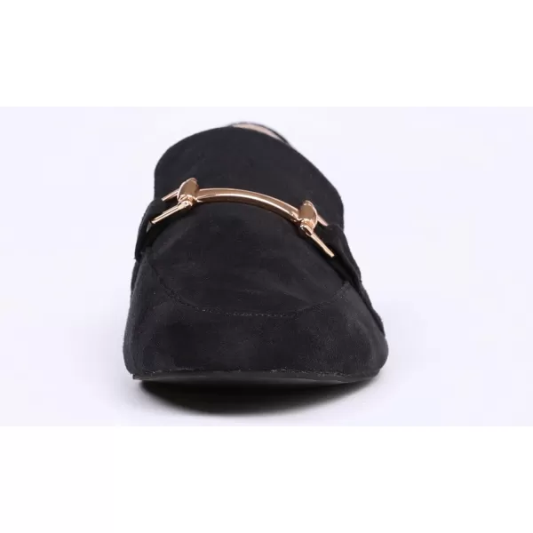 Feversole Women's Fashion Trim Deco Loafer Slippers