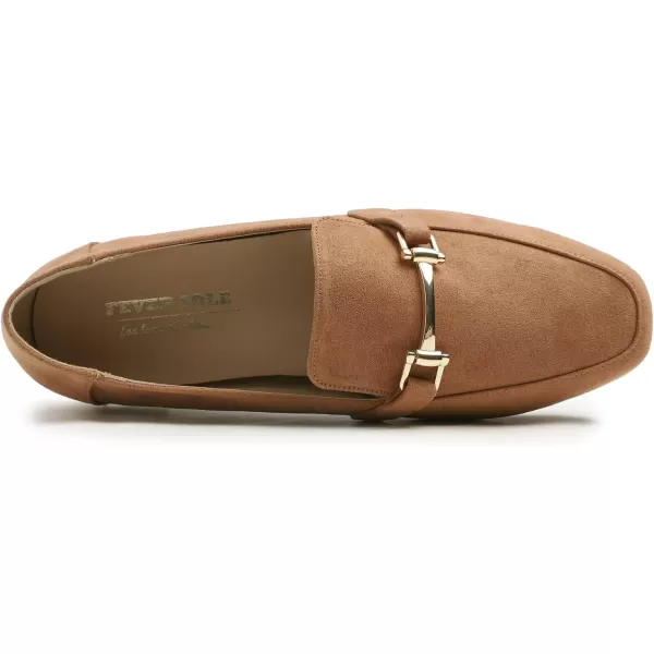 Feversole Women's Fashion Trim Deco Loafer Slippers
