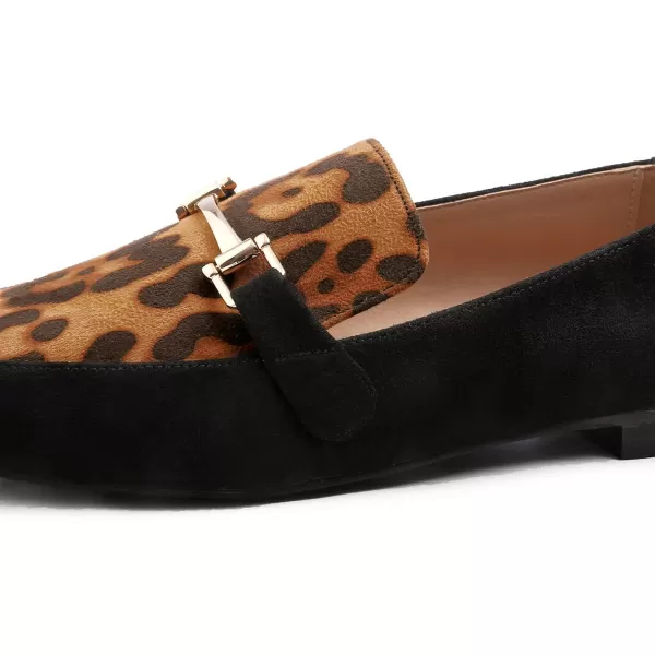 Feversole Women's Fashion Trim Deco Loafer Slippers