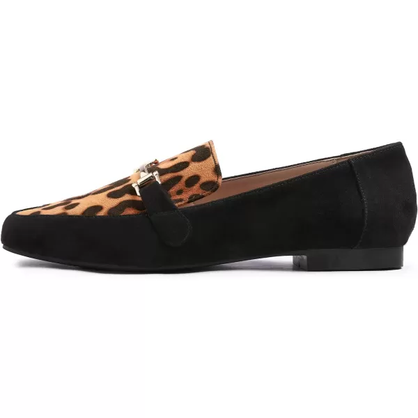 Feversole Women's Fashion Trim Deco Loafer Slippers