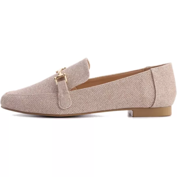 Feversole Women's Fashion Trim Deco Loafer Slippers