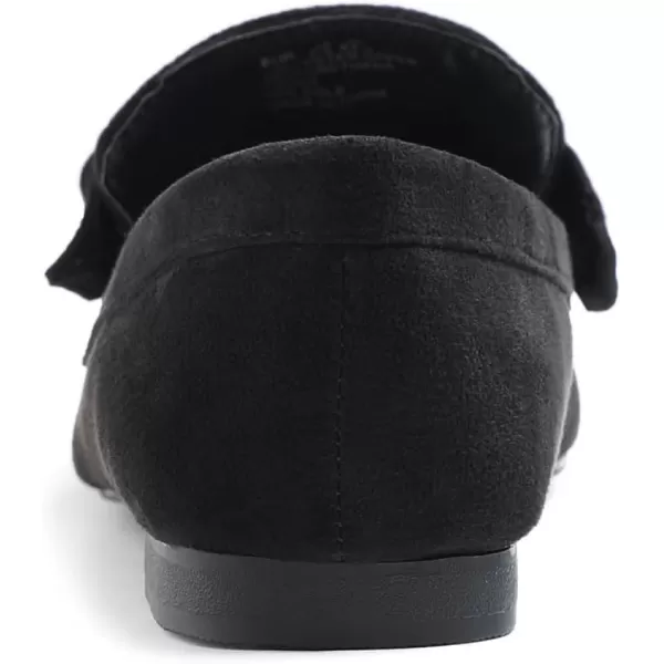 Feversole Women's Fashion Trim Deco Loafer Slippers