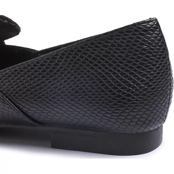Feversole Women's Fashion Trim Deco Loafer Slippers