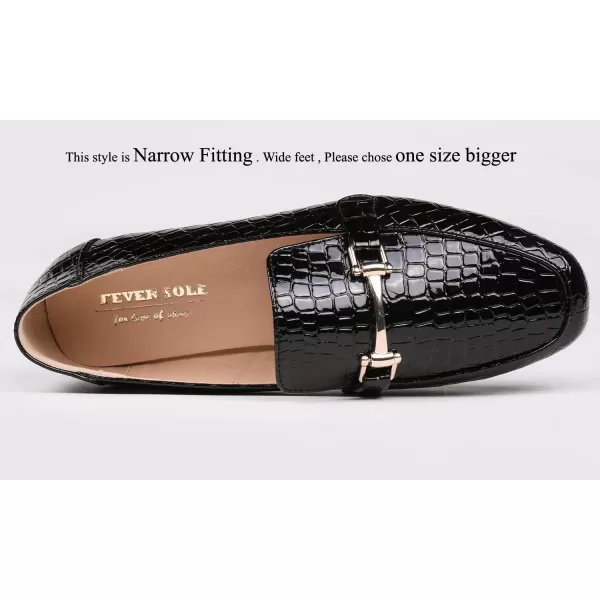 Feversole Women's Fashion Trim Deco Loafer Slippers