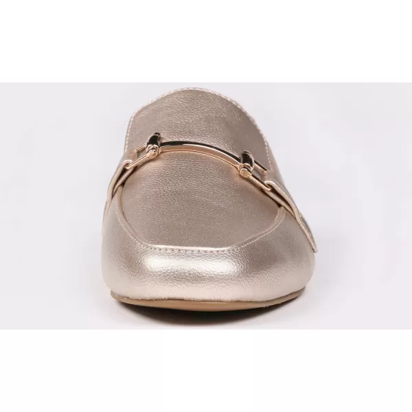 Feversole Women's Fashion Trim Deco Loafer Slippers
