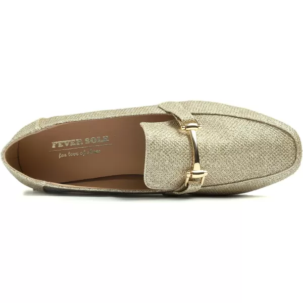 Feversole Women's Fashion Trim Deco Loafer Slippers