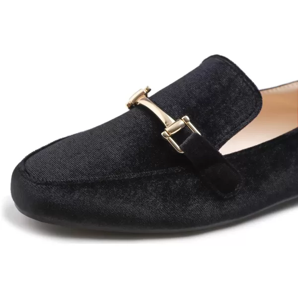 Feversole Women's Fashion Trim Deco Loafer Slippers