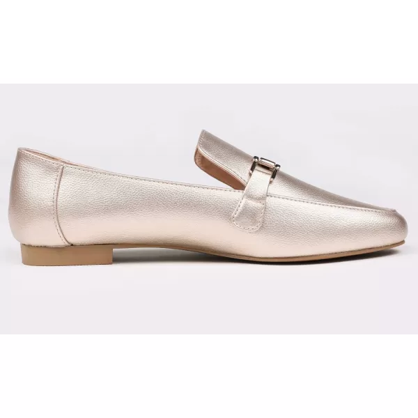 Feversole Women's Fashion Trim Deco Loafer Slippers