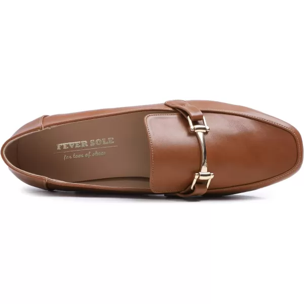 Feversole Women's Fashion Trim Deco Loafer Slippers
