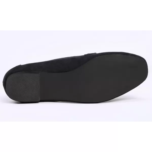 Feversole Women's Fashion Trim Deco Loafer Slippers