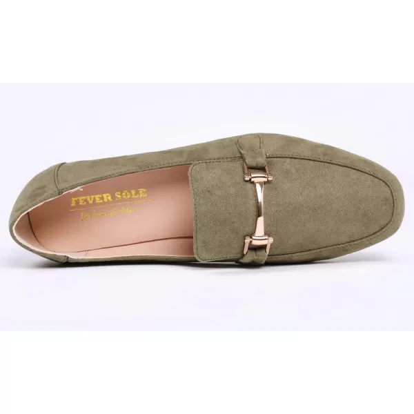 Feversole Women's Fashion Trim Deco Loafer Slippers