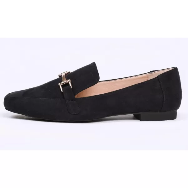 Feversole Women's Fashion Trim Deco Loafer Slippers