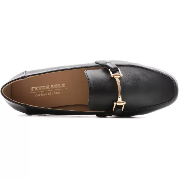 Feversole Women's Fashion Trim Deco Loafer Slippers