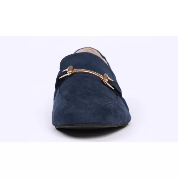 Feversole Women's Fashion Trim Deco Loafer Slippers