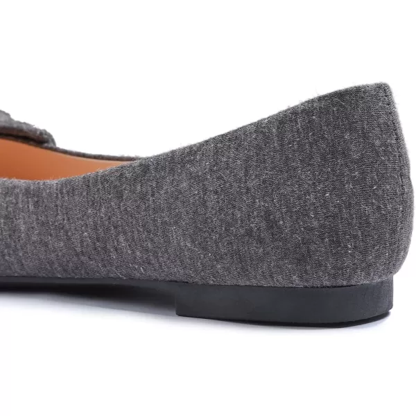 Feversole Women's Round Toe Cute Bow Trim Ballet Flats