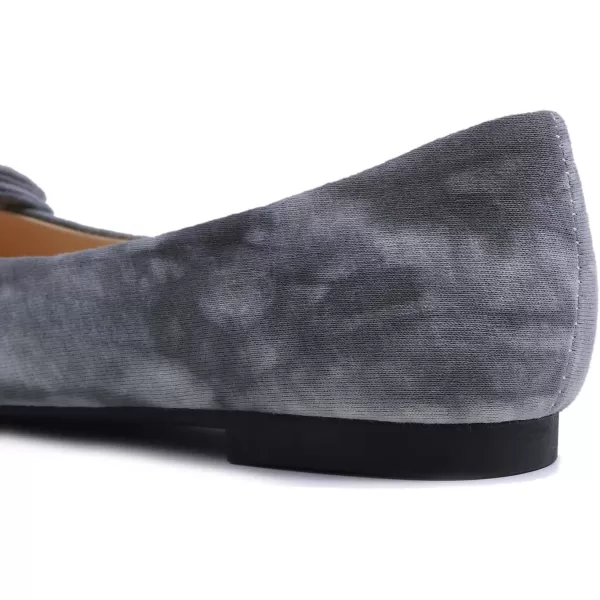 Feversole Women's Round Toe Cute Bow Trim Ballet Flats