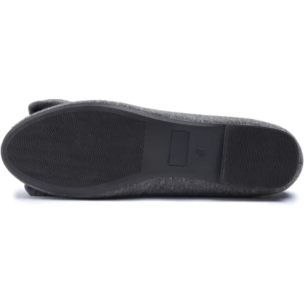 Feversole Women's Round Toe Cute Bow Trim Ballet Flats