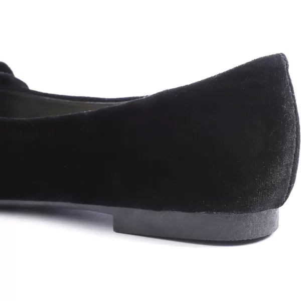 Feversole Women's Round Toe Cute Bow Trim Ballet Flats