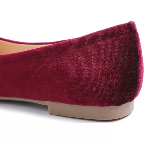 Feversole Women's Round Toe Cute Bow Trim Ballet Flats