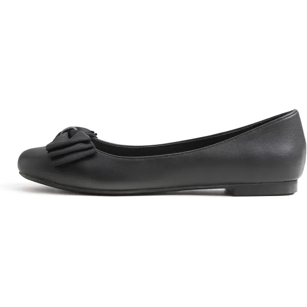 Feversole Women's Round Toe Cute Bow Trim Ballet Flats