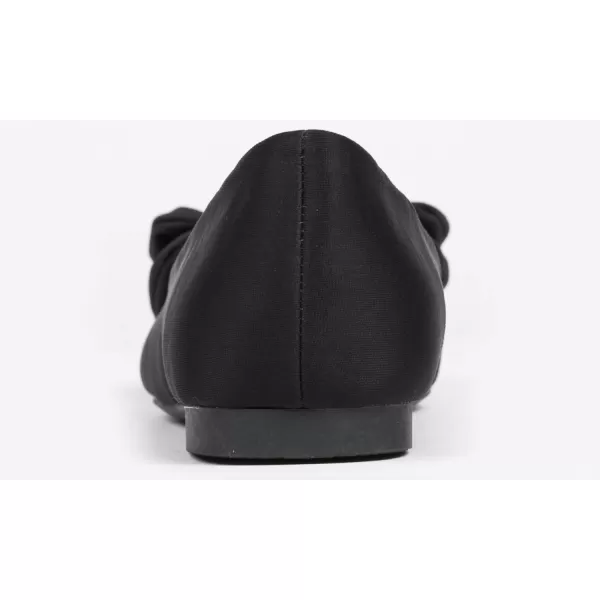 Feversole Women's Round Toe Cute Bow Trim Ballet Flats