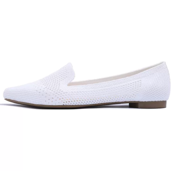 Feversole Women's Woven Fashion Breathable Knit Flat Shoes
