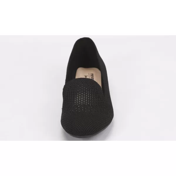 Feversole Women's Woven Fashion Breathable Knit Flat Shoes