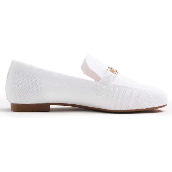 Feversole Women's Woven Fashion Breathable Knit Flat Shoes