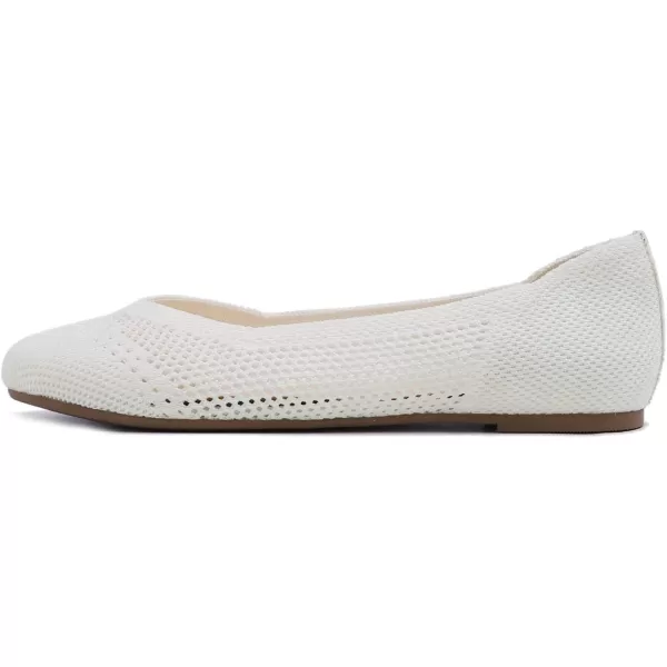 Feversole Women's Woven Fashion Breathable Knit Flat Shoes