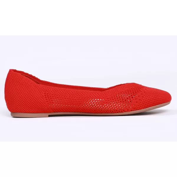 Feversole Women's Woven Fashion Breathable Knit Flat Shoes