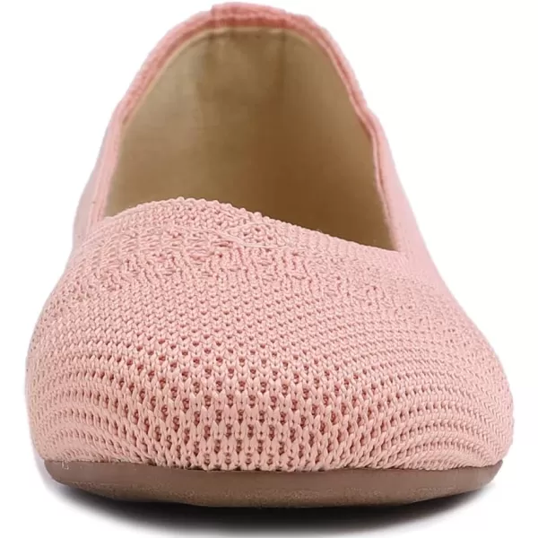 Feversole Women's Woven Fashion Breathable Knit Flat Shoes