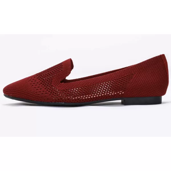 Feversole Women's Woven Fashion Breathable Knit Flat Shoes