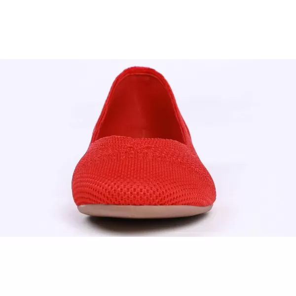 Feversole Women's Woven Fashion Breathable Knit Flat Shoes